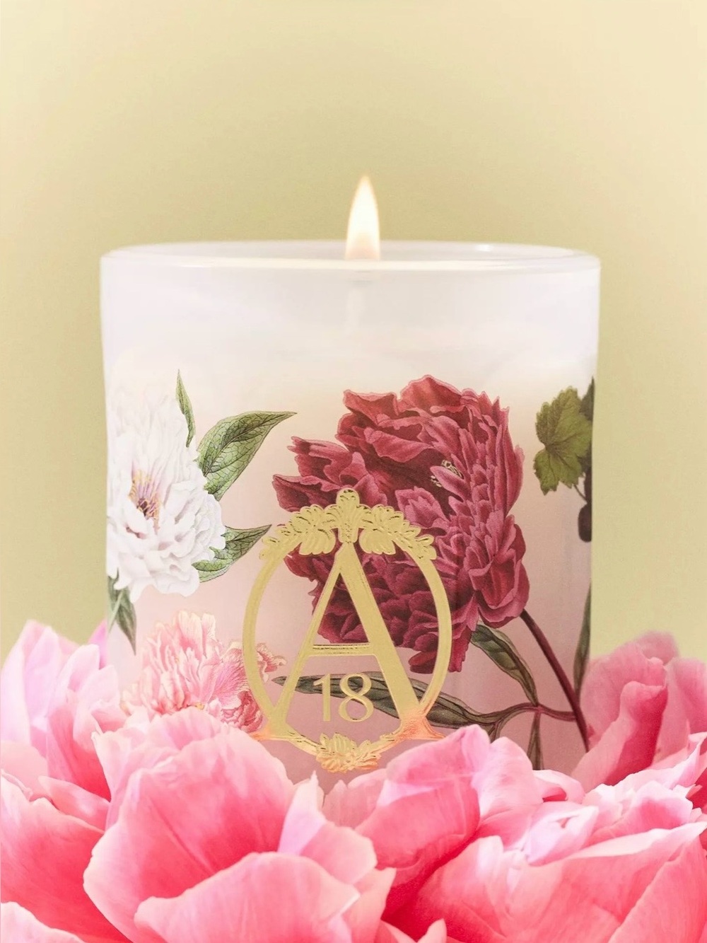 Anthropologie Peony Blush Candle